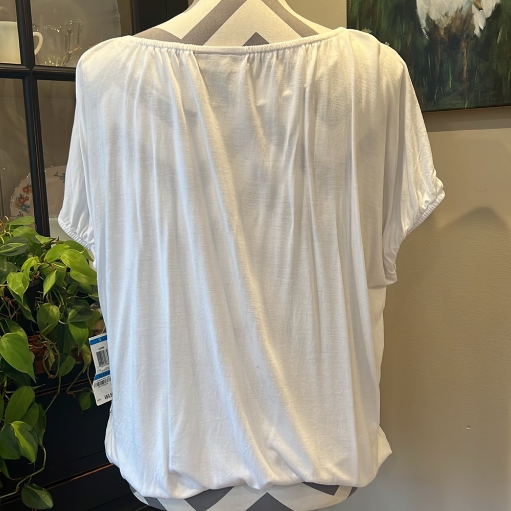 New white and silver INC top from Macys - Picture 4 of 7